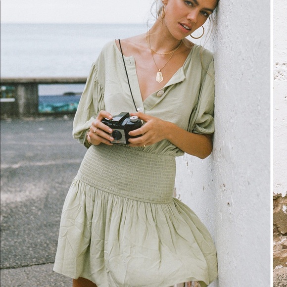 Sabo Skirt Dresses & Skirts - Sabo Skirt Isle Dress in Moss